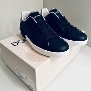 Dolce and Gabbana Men’s Portofino Low-Top Sneakers